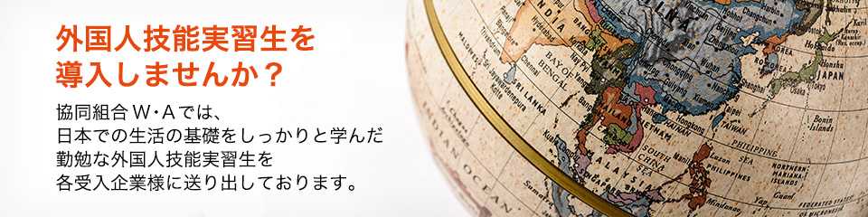 外国人技能実習生を導入しませんか?